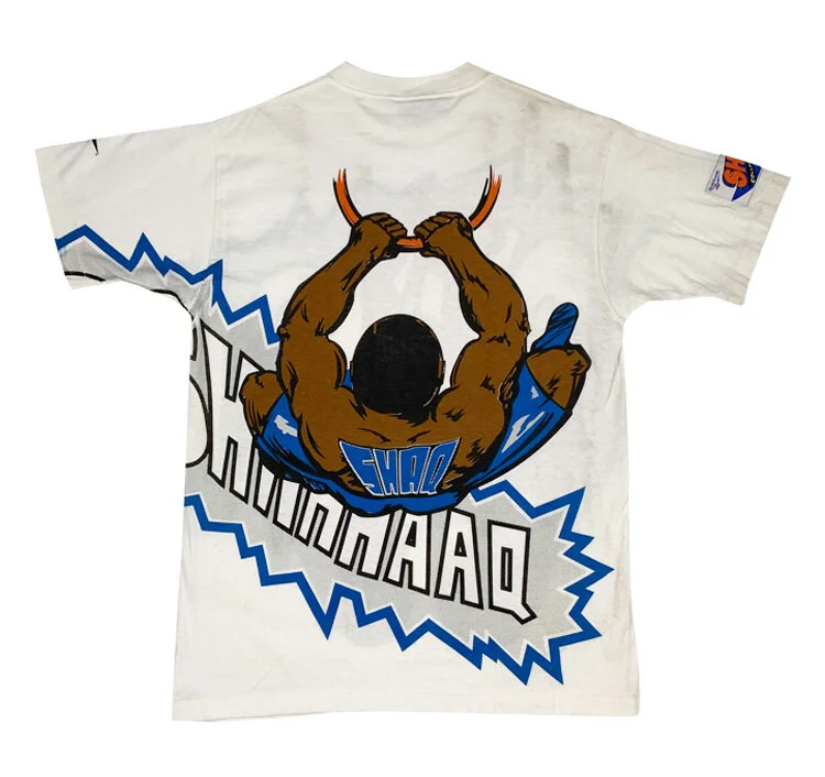 Vintage Reebok Shaq Double Sided Dunking T Shirt Series 2 (Size M